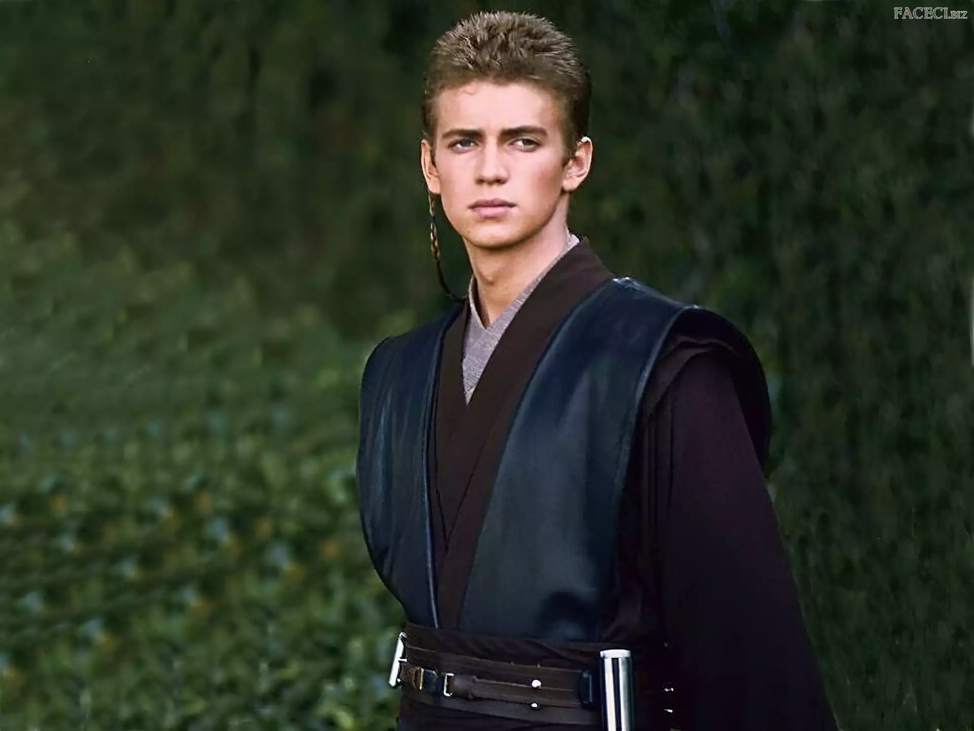 Star Wars, strój, zieleń, Hayden Christensen